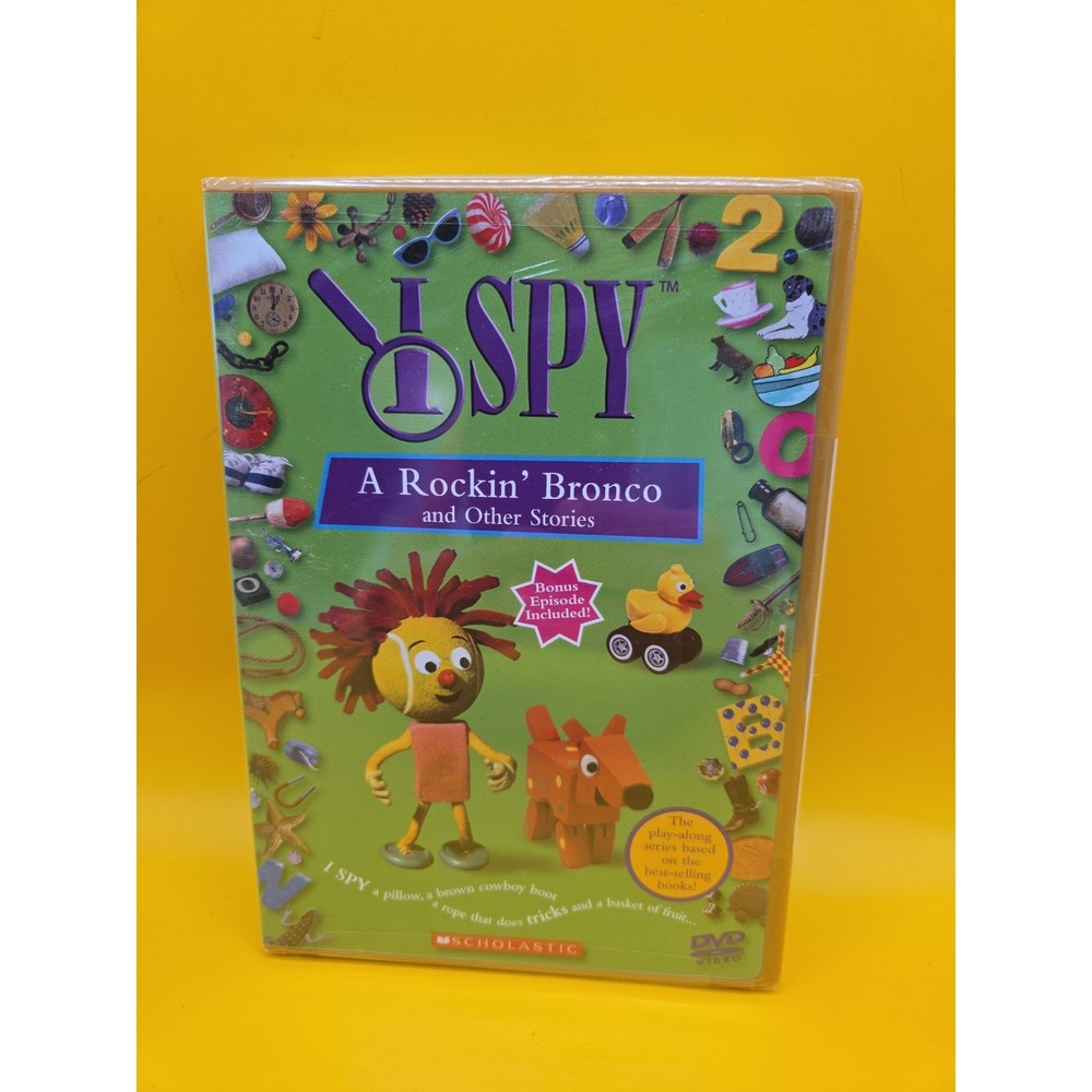 I Spy DVD 2004 A Rockin' Bronco Scholastic Kids TV Bonus Episode **New..sealed!!